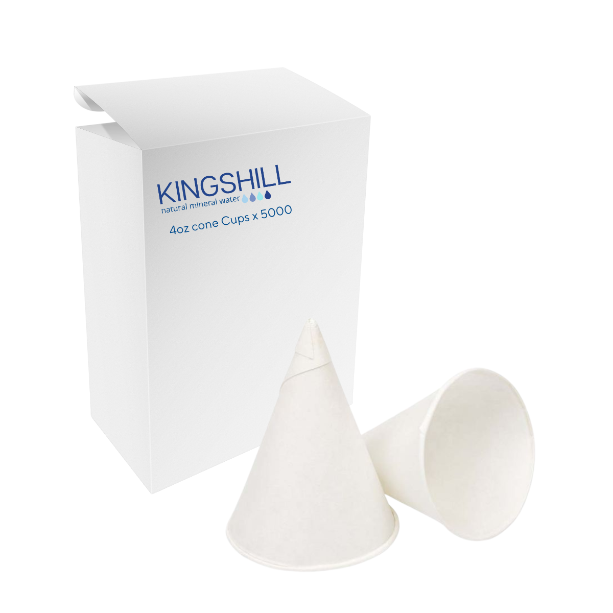 4oz Paper Cones (Box of 5000)