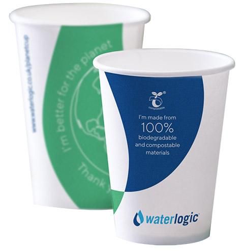 7oz Branded Plastic-Free Paper Cup (1000) - Hot/Cold