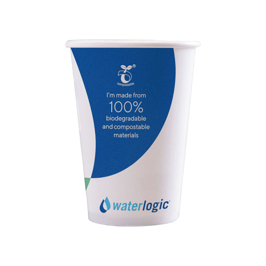 7oz Branded Plastic-Free Paper Cup (1000) - Hot/Cold