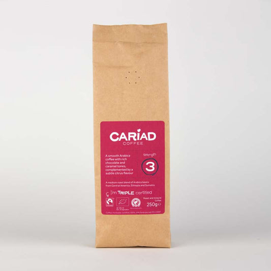 Cariad Coffee Triple Certified Ground Coffee - 250g