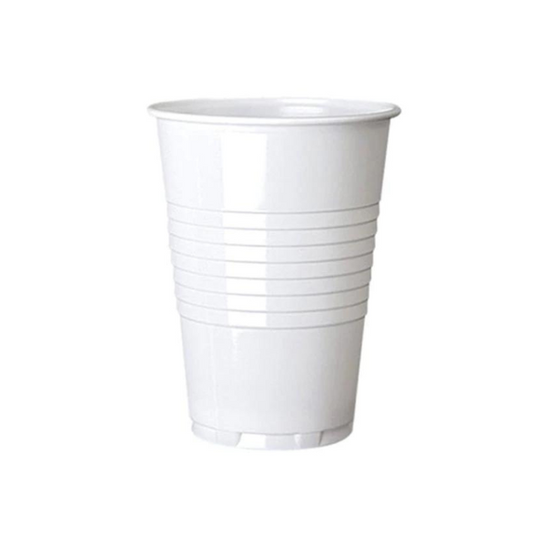 7oz White Plastic Cups for Cold Drinks (2000)