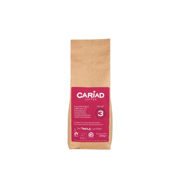 CARIAD Triple Certified Coffee Beans - 500g